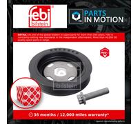 Crankshaft Pulley fits RENAULT TRAFIC FGMK, Mk3 1.6D 2014 on Belt 123034219R New