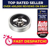 Crankshaft Pulley fits TOYOTA AURIS ADE 2.2D 06 to 12 2AD-FHV Belt Blue Print