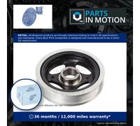 Crankshaft Pulley fits TOYOTA AURIS ADE 2.2D 06 to 12 2AD-FHV Belt Blue Print