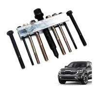 Crankshaft Pulley Puller Set - Two Jaw Adjustable Non Slip Hand Tool, Ribbed Belt Removal Accessory | Automotive Truck SUV Pickup Engine AC Water Pump Shaft Brake Bearing Alternator Garage Tool