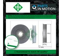 INA 544 0039 10 Crankshaft pulley