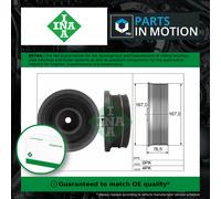 INA 544 0082 10 Crankshaft pulley