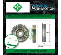 INA Crankshaft Pulley 544 0097 10 with Vibration Damper for CITROËN PEUGEOT FIAT