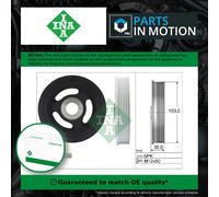 INA 544 0104 20 Belt Pulley Set, crankshaft