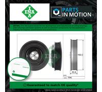 INA 544 0132 10 Crankshaft pulley
