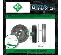 INA 544 0139 10 Crankshaft pulley