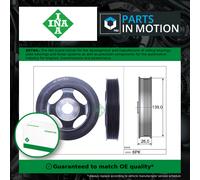 INA 544 0178 10 Crankshaft pulley