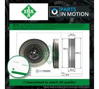 INA 544 0504 20 Belt Pulley Set, crankshaft