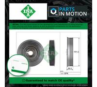 Crankshaft Pulley (TVD) fits MERCEDES A180 W176 1.5D 12 to 18 INA 6070300003 New