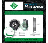 INA 544 0169 20 Belt Pulley Set, crankshaft