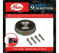 Crankshaft Pulley (TVD) TVD1233A Gates Torsional Vibration Damper 6510350112 New
