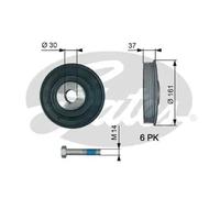 Crankshaft Pulley TVD1002A GATES for PEUGEOT CITROËN FIAT LANCIA