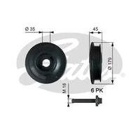 GATES TVD1012A Crankshaft pulley