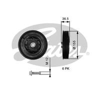 GATES TVD1128A Crankshaft pulley