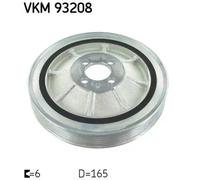 Crankshaft Pulley fits ALFA ROMEO GIULIA 952 2.2D 2015 on Belt SKF 46353191 New