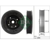 INA 544 0158 10 Crankshaft pulley