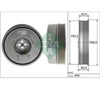 INA 544 0501 10 Crankshaft pulley