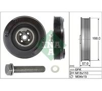 Crankshaft pulley with vibration damper 544 0002 20 INA for VW AUDI VOLVO