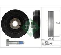 Crankshaft pulley with vibration damper 544 0042 20 INA for CITROËN PEUGEOT FIAT