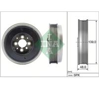 INA 544 0065 10 Crankshaft pulley