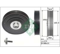 INA 544 0088 20 Belt Pulley Set, crankshaft