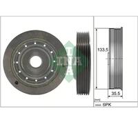 INA 544 0091 10 Crankshaft pulley