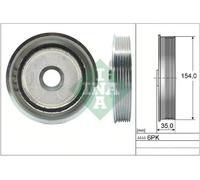 INA 544 0112 10 Crankshaft pulley