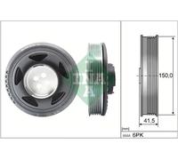 Crankshaft Pulley with vibration damper 544 0129 10 INA for MINI BMW