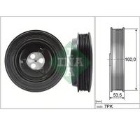 Crankshaft Pulley with vibration damper 544 0132 10 INA for FORD TRANSIT Bus