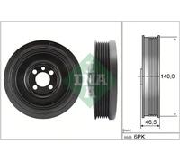 INA 544 0138 10 Crankshaft pulley