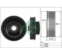 INA 544 0141 10 Crankshaft pulley