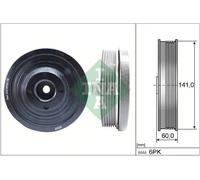 INA 544 0143 10 Crankshaft pulley