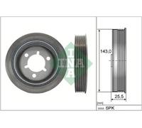 INA 544 0145 10 Crankshaft pulley