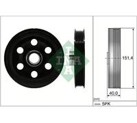 INA 544 0165 10 Crankshaft pulley