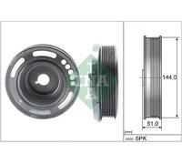 Crankshaft Pulley (TVD) 544016810 INA Torsional Vibration Damper 55565300 615062