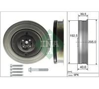 INA 544 0503 20 Belt Pulley Set, crankshaft