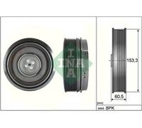 INA 544 0505 10 Crankshaft pulley