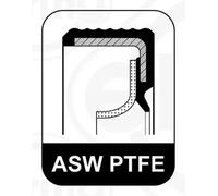 Crankshaft seal o-ring PTFE (polytetrafluoroethylene)/ACM (polyacrylate rubber)