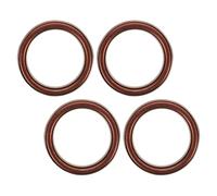 Crankshaft Ventilation Pipe 4Pcs Motorcycle Exhaust Gasket 50Cc 110Cc 125Cc Heavy Duty Sturdy Replacement Flange Manifold Pipe Washer Vehicle Repair Crankcase Vent Hose