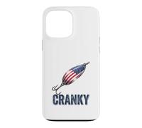 Cranky American Flag Fishing Lure Patriotic Angler Case for iPhone 13 Pro Max