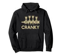 Cranky Car Engine Crankshaft Cars Lover Mechanics Father Day Pullover Hoodie