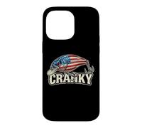 Cranky Fishing Lure Patriotic Angler Design Case for iPhone 14 Pro Max