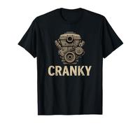 Cranky Motor Graphic Tee Automotive Mechanic Gifts T-Shirt