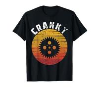 Cranky Vintage Sun funny Bicycle Lovers Cycling Cranky T-Shirt