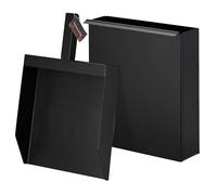 Crannog Heavy Duty Large Ash Carrier Shovel & Pan for Easy Cleaning of Ashes Ideal Fireplace Accessory for Indoor Log Burner & Open Fires | Tray Fits Under Standard Fire Grates (13.7"x9"x2.5")