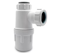 CranPlas CP102 | 40mm (1½″) Fixed Sink Bottle Trap | for Kitchen & Utility Sinks | Compact, Odour-Blocking, Easy-Clean Waste Trap | (Not for Toilet, Bathroom or Cloakroom Basins)