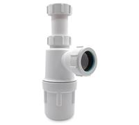 CranPlas CP104 |40mm (1½″) Telescopic Sink Bottle Trap | for Kitchen & Utility Sinks | 95mm Deep Seal | Compact, Odour-Blocking, Easy-Clean Waste Trap (Not for Toilet, Bathroom or Cloakroom Basins)