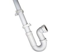 CranPlas CP111 | 40mm Washing Machine & Dishwasher Trap Kit | EN274 Tested, Polypropylene Waste Standpipe Trap for Odour Prevention | UK & Ireland Compatible | Durable, Leak-Free Installation