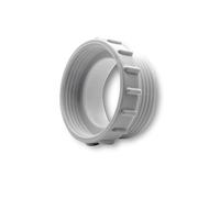 CranPlas CP136 | 1-1/2" Flexible Pipe Connector | Universal Outlet Adapter for UK Fittings | 40mm Euro to UK Threaded Waste Connector | Ideal for Kitchen Sink | Leak-Tested & Heat-Tested