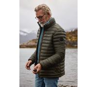 Crantock Lightweight Showerproof Padded Jacket Weird Fish Dark Grey M